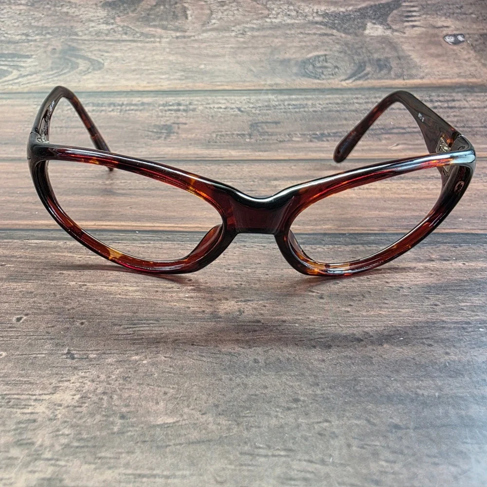 Costa Del Mar MP2-10 Tortoise Shell Eyeglass Frames Brown Wrap Made in Japan